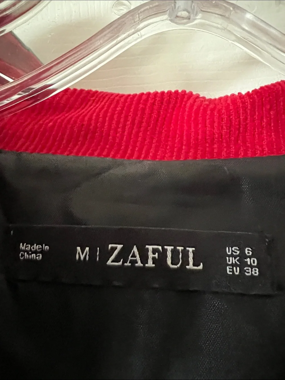 ZAFUL hooded Full zip Jacket ( Corduroy fabric / Zippers / Snap button)